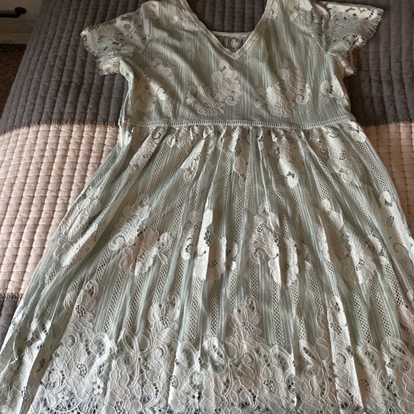 Maurices Sage Lace dress - Picture 8 of 8